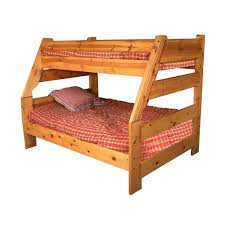 Full Over Full Size Bunk Bed Natural Wood Bunk Bed Bunk Beds Bed Linens Luxury Bunk Bed Designs
