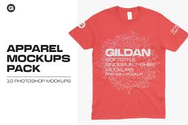 Dropper mockup featuring its packaging at a minimalist setting. Gildan 64000 T Shirts Mockups Creative Photoshop Templates Creative Market