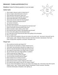 Vendor summary profile this section briefly explains idc's key observations. Worksheet Carbon And Nitrogen Cycle