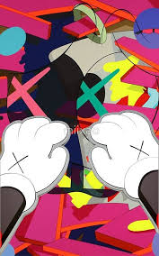 Kaws Paws By Miixao Kaws Iphone Wallpaper Kaws Painting Kaws Wallpaper