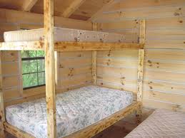 Interesting Oak Unvarnished Queen Bunk Bed In Wood Bedroom For Gusys Twin Bedroom Decor Ideas Diy Bunk Bed Queen Size Bunk Beds Bunk Bed Plans