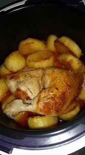 Cuisses De Poulet A Ma Facon Poulet Aux Pommes Recettes De Cuisine Recette