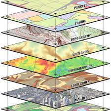 A geographic information system (gis) is a framework for gathering, managing & analyzing data. 4 Different Layers Of Data Can Be Combined Through A Gis To Represent Download Scientific Diagram