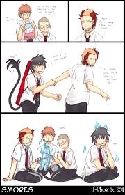 Ane Smores By Heliotrope Housecat On Deviantart Blue Exorcist Anime Blue Exorcist Rin Blue Exorcist Funny