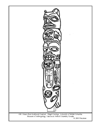 Free coloring pages, coloring book, printable coloring pages. Northwest Coast Carving Tlingit Coloring Page And Lesson Plan Ideas