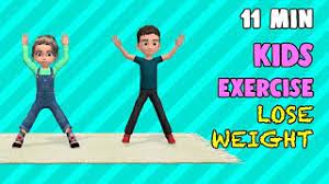 Doing exercise is the most effective way to burn abundant fat under the skin and to build muscles fast. 11 Min Kids Exercise To Lose Weight Fast Youtube