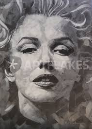 Marilyn monroe portrait art drawing hollywood pinup vintage popart painting. Marilyn Monroe Painting Art Prints And Posters By Jimmy Law Artflakes Com