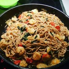 Pasta Scampi E Spinaci Alla Vapiano Von Diesilke Chefkoch Rezept Scampi Rezepte Lebensmittel Essen