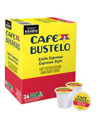 The coffee machine you have and how you like your. Cafe Bustelo Single Serve Coffee K Cup Espresso Roast Carton Of 24 Office Depot