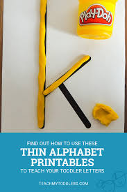 The most useful application for children. Thin Letter Preschool Alphabet Printables Teach My Toddlers
