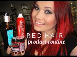 Red Hair Routine Shampoo Conditioner Maintenence Colored Hair Tips Red Hair Tips Hair Routines