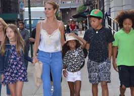 Daily mail, 15 июня 2021. Heidi Klum Heads Out In Nyc With Her Four Kids Uinterview