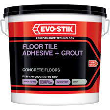 More images for floor tile adhesive and grout » Evo Stik Floor Tile Adhesive Grout Grey 5l