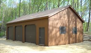 Features of the custom stick built garages include: Garage Installation Prefab High Roof Garage Kits
