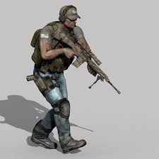 Xe Private Military Contractor 3d Model Military Military Pictures Special Forces