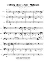 Various rhythms for music production, synthesia, yamaha, roland, korg, casio keyboards, among others. Nothing Else Matters Metallica Arranged For String Trio By Digital Sheet Music For Score Set Of Parts Download Print H0 223101 986355 Sheet Music Plus