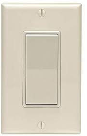 Leviton 15 Amp Single Pole 3 Way Rocker Light Switch Wayfair In 2020 Light Switch Leviton Wall Mounted Light