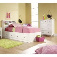 Sauder Shoal Creek 3 Piece Bedroom Set Soft White Twin Storage Bed Bed Storage Bed Storage Drawers