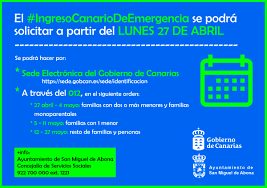 Entra a ingreso familiar de emergencia para postular y conocer más sobre este nuevo apoyo para las familias con ingresos informales. Ingreso Canario De Emergencia Ayuntamiento De San Miguel De Abona