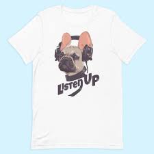 French bulldogs have dozens of dark and moist folds on their heads that collect dirt, dust, and food leftovers. Men S T Shirts Looks Like I M Listening I M Thinking Frenchie Cotton T Shirt French Bulldog Clothes Shoes Accessories Bibliotecaep Mil Pe