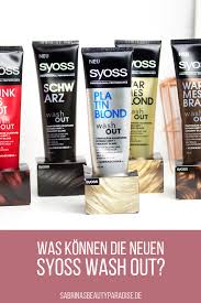 review syoss wash out sabrinasbeautyparadise make up und hautpflege blog seit 2013 auswaschbare haarfarbe haarfarben drogerie tonung haare