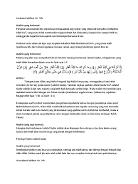 Surat al insyiqaq (terbelah) 85. Pidato Lailatul Qadar