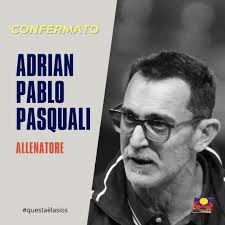 Anche per questa stagione Adrian Pablo Pasquali sarà al timone della  formazione che militerà nel campionato di Serie B maschile. FORZA SIOS  NOVAVETRO SAN SEVERINO VOLLEY!