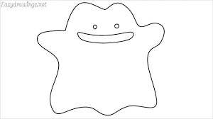 How To Draw A Ditto Step By Step Easydrawings Net Drawings Drawing Lessons Easy Drawings
