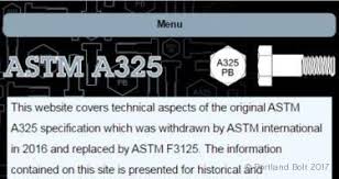 astm a325 portland bolt