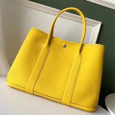 Check spelling or type a new query. Hermes Yellow Fjord Garden Party 30cm With Printed Lining