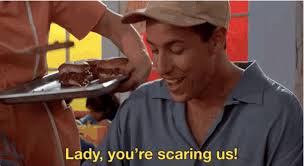 Lady Youre Scaring Us GIFs