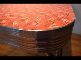 These retro dinette sets are reproductions of the retro tables and chairs that were made in the 50s. Vintage Formica Tables Youtube