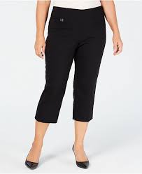 Plus Size Tummy Control Capri Pants Created For Macys