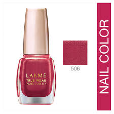 lakme true wear nail color shade 506 9 ml