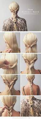 Cheat The Fishtail Braid With This Alternative No Heat Hairstyles Hair Styles Fish Tail Braid