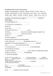 Au Cafe Exercices De Comprehension Histoire Cm1 Fle