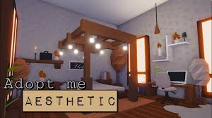 Como Hacer Una Habitacion Aesthetic En Adopt Me Con Claudyx Roblox Cute Room Ideas Unique House Design Aesthetic Bedroom