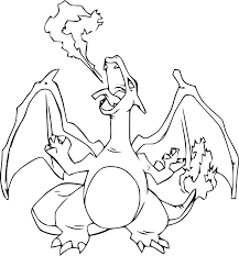 Charizard was first introduced in the pokemon red and blue video game. Printable Charizard Coloring Pages For Free Free Pokemon Coloring Pages