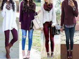 How To Wear Stylish Like Fashion Bloggers Fall Family Picture Outfits Burgundy Outfit Fashion