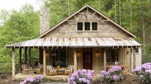 A front porch is always great addition to your wooden small cabin, as it gives you a chance to benefit from the nature around you even more, as you can enjoy the fresh air, beautiful views and a sunshine. Rustic Cabin Porch House Plans Southern Living House Plans Pretty House