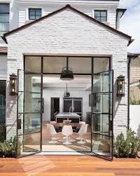 The rest of the three stories white. White Brick House With Black Windows Novocom Top