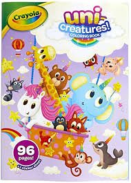 Show your kids a fun way to learn the abcs with alphabet printables they can color. Amazon Com Crayola Uni Creatures Coloring Book 96 Unicorn Coloring Pages Gift For Kids Ages 3 4 5 6 Multi Toys Games
