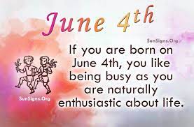 Famous People Born On June 4 Believe In Love At First Sight Life Blogs June Quotes Birthday Personality