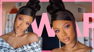 Cardi B Megan Thee Stallion Wap Inspired Hair Tutorial Aeryn21 Wigs Youtube In 2020 Black Ponytail Hairstyles Hair Tutorial Wigs