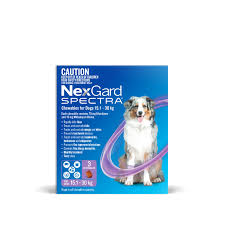 It is approved for use in puppies as young as 6 weeks, small dogs. Buy Nexgard Spectra Dog Large 15 1 30kg Purple
