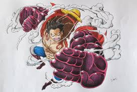 1280 x 901 jpeg 187 кб. Hi Guys Here Is My Drawing Of Monkey D Luffy Gear 4 What Do You Think Onepiece