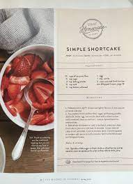 Simple Strawberry Shortcake Magnolia Journal Shortcake Recipe Strawberry Shortcake Recipes Strawberry Recipes