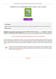 Pdf Workbook For Anatomy Physiology For Health Professions Kkakvigl John Espino Academia Edu