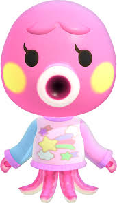 Marina Is A Normal Octopus Villager Whose Debut Appearance Was In Doubutsu No Animal Crossing Characters Animal Crossing Villagers Animal Crossing Amiibo Cards