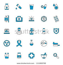 Are you searching for healthcare blue icon on abstract cloud ba png images or vector? Set Of Medical Icons With Blue Fill Color Editable Stroke Use For Healthcare Or Hospital Web Icon Asset And Pictog Medical Icon Medical Illustration Medical